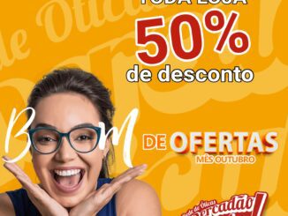 Outubro incrível tem "Boom" de ofertas no Mercadão dos Óculos