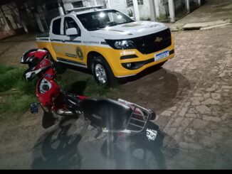 Policiais rodoviários estaduais recuperam moto roubada em Alegrete
