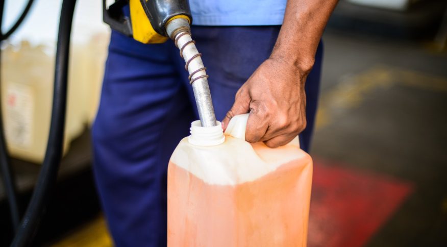 Gasolina comum na modalidade delivery agora