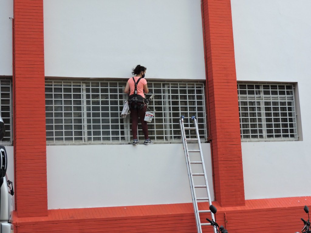Jovem pintora de Alegrete