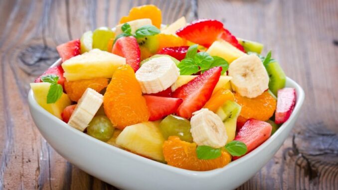 Uma saudável maravilha chamada salada de frutas