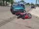 Acidente entre moto e carro, na Bento Manoel, deixa motociclista ferido