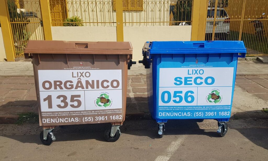 Container da coleta seletiva