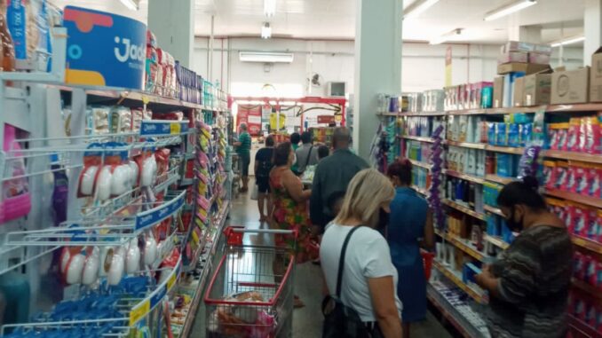 Movimento nos mercados