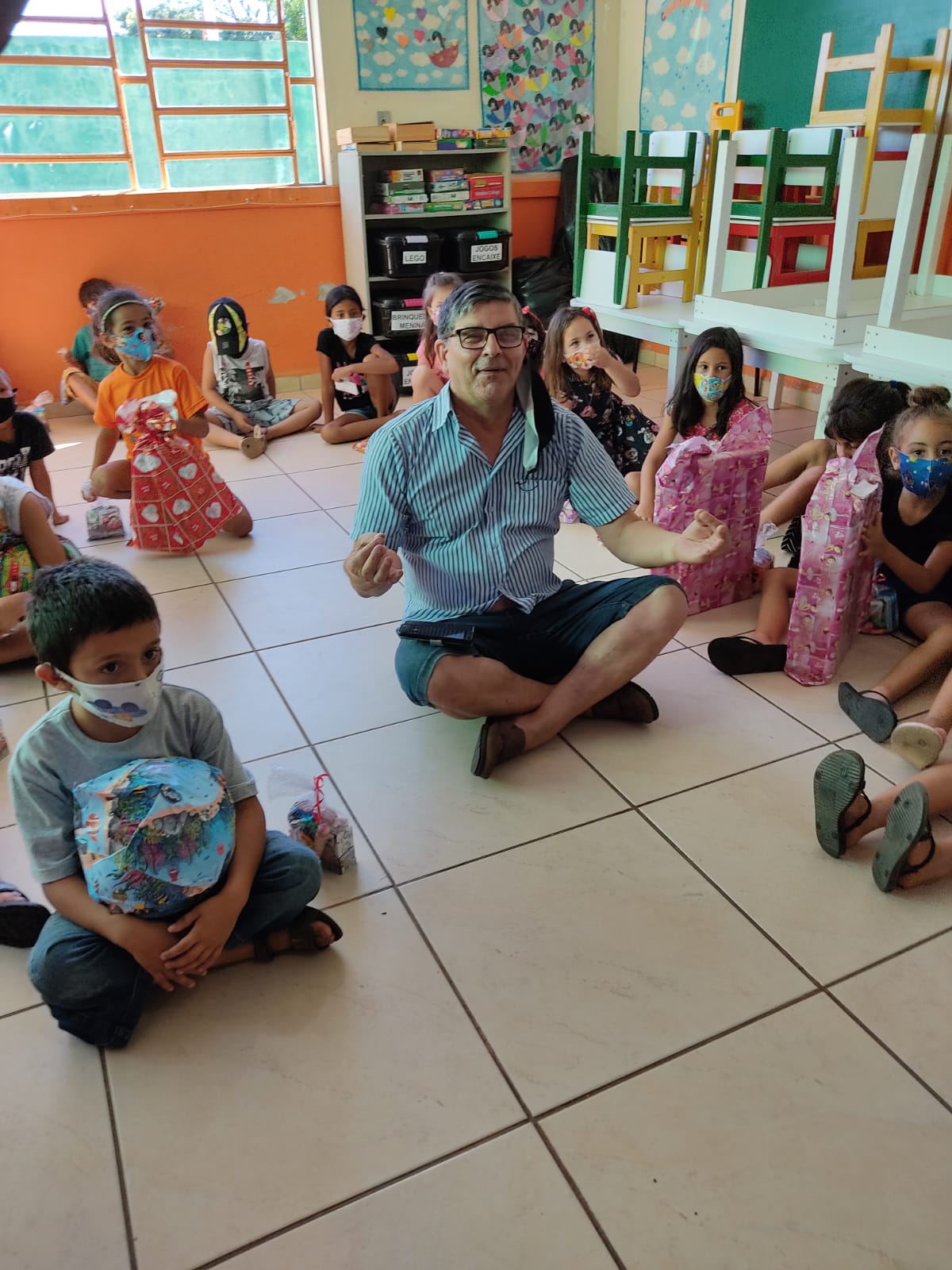 Cepal levou alegria e solidariedade às crianças