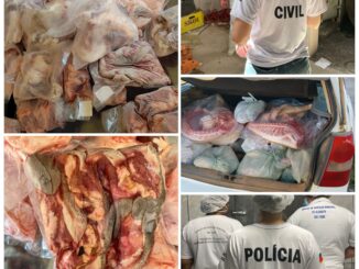 Homens são presos e carne imprópria para o consumo é apreendida em Alegrete