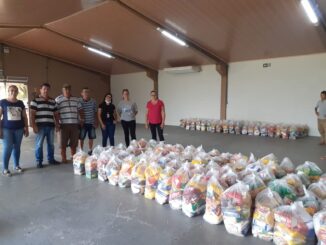 Cestas básicas da Gincana Solidária começam ser entregues