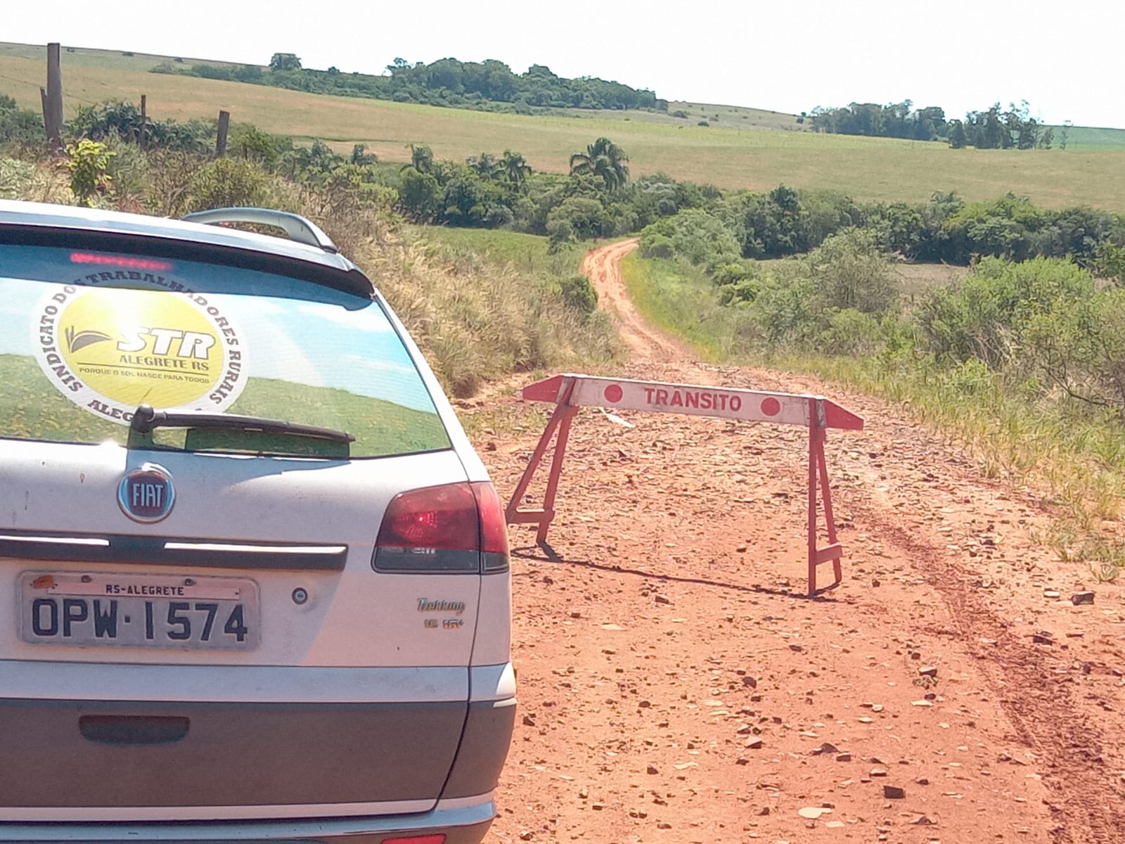 Ponte interditada no Durasnal