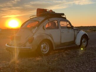 Acredite, nesse fusca, casal percorreu parte da América