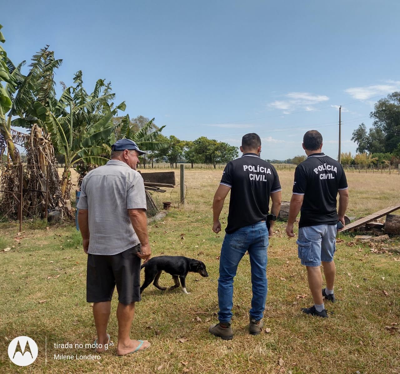 Polícia Civil foi ao Mariano Pinto