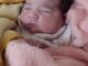 Com 4,110 kg e 49,5 cm, primeiro bebê a nascer em Alegrete em 2022 é uma menina