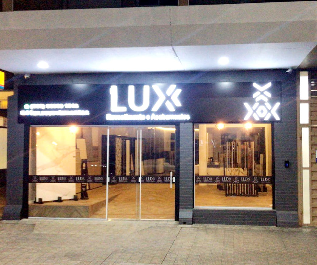 Inaugurou Lux Acabamentos e Revestimentos, mais beleza e funcionalidade à sua obra