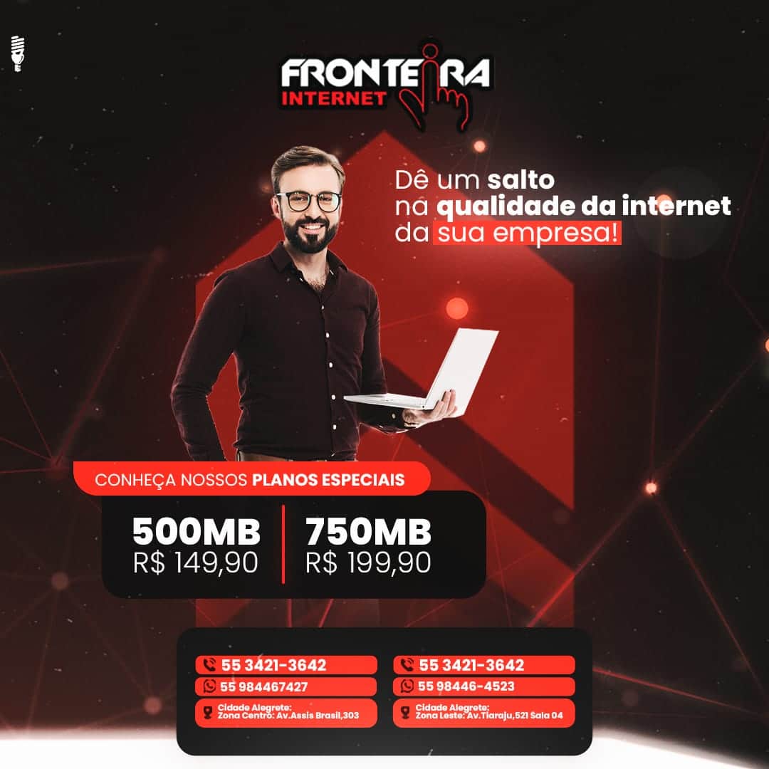 Fronteira Internet a ultra velocidade que avança fronteiras