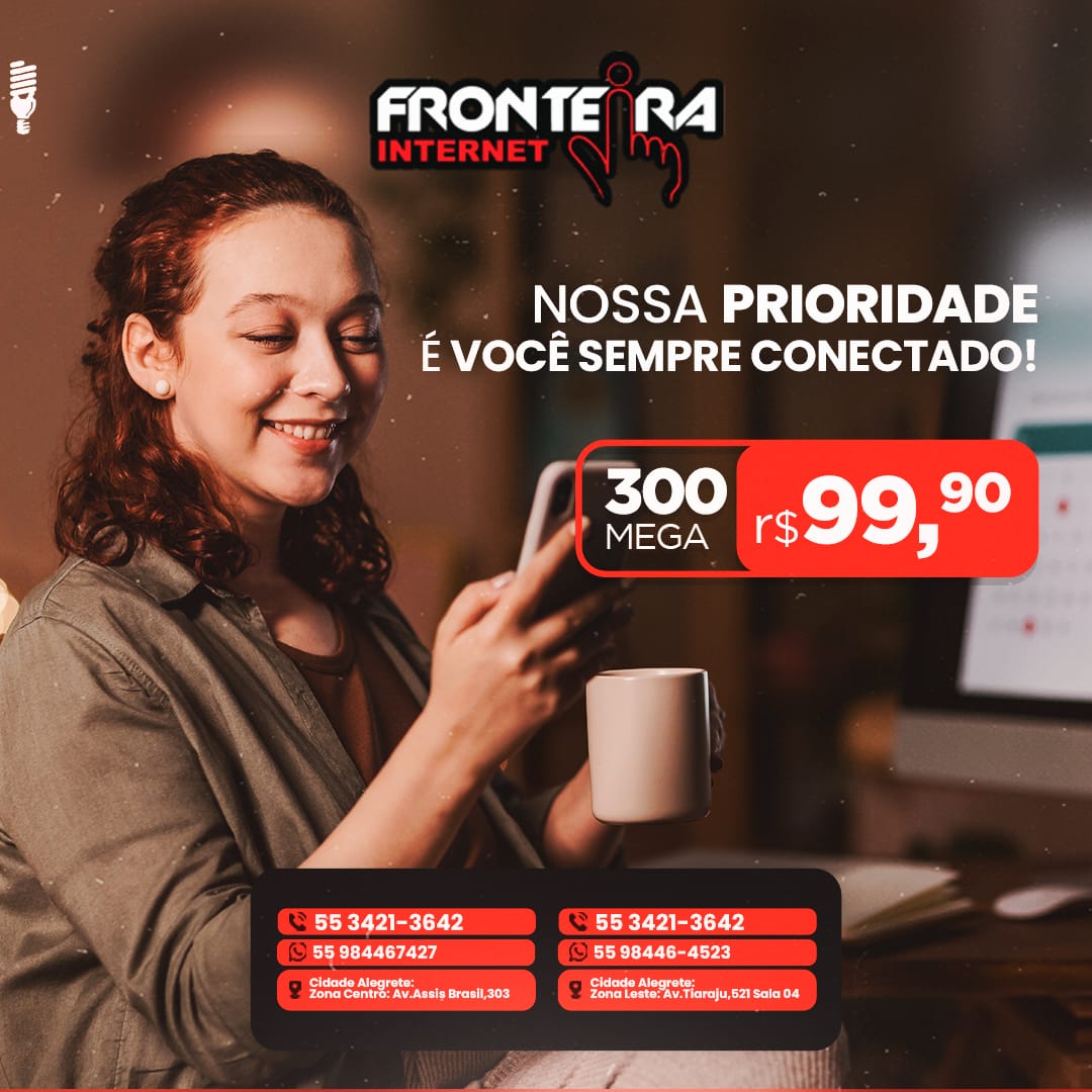Fronteira Internet a ultra velocidade que avança fronteiras
