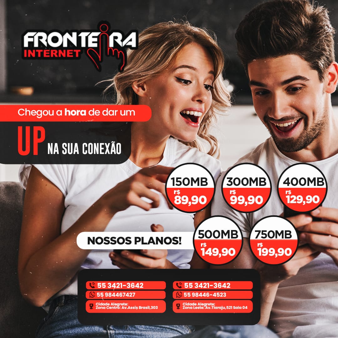 Fronteira Internet a ultra velocidade que avança fronteiras