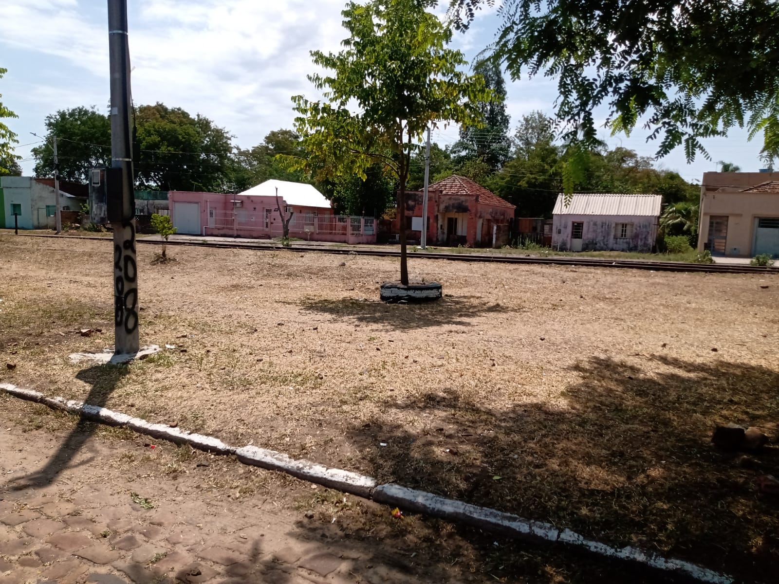 espaço onde fica o carro lanche