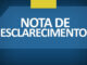 Nota de esclarecimento