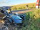 Colisão entre um carro, com placas de Alegrete, e dois caminhões na BR 290