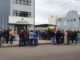 Professores ne frente ao MP de Alegrete