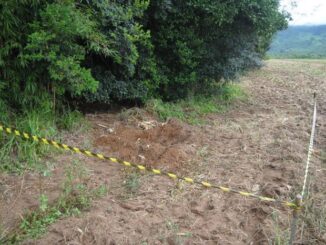 Homens encontrados em cova rasa teriam sido mortos após cobrarem dívida de tráfico de drogas