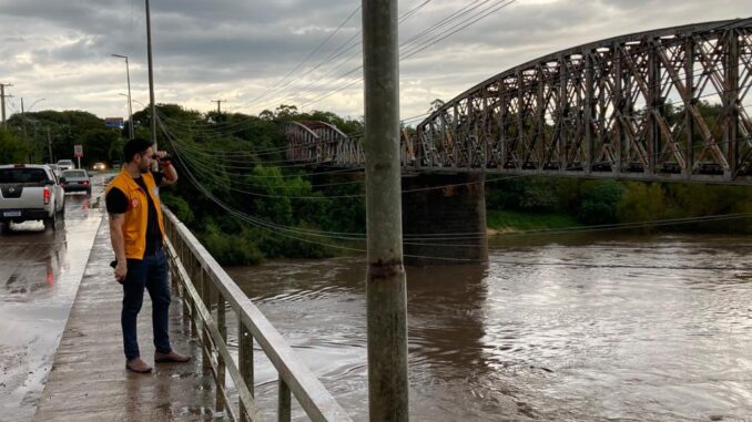 Defesa Civil monitora o nível do Ibirapuitã
