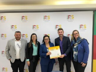 Jesse Trindade, Gabriela Segabinazzi e Rivelino Soares em Porto Alegre