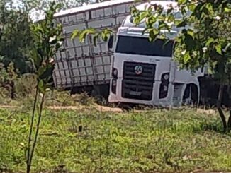 carreta na rua