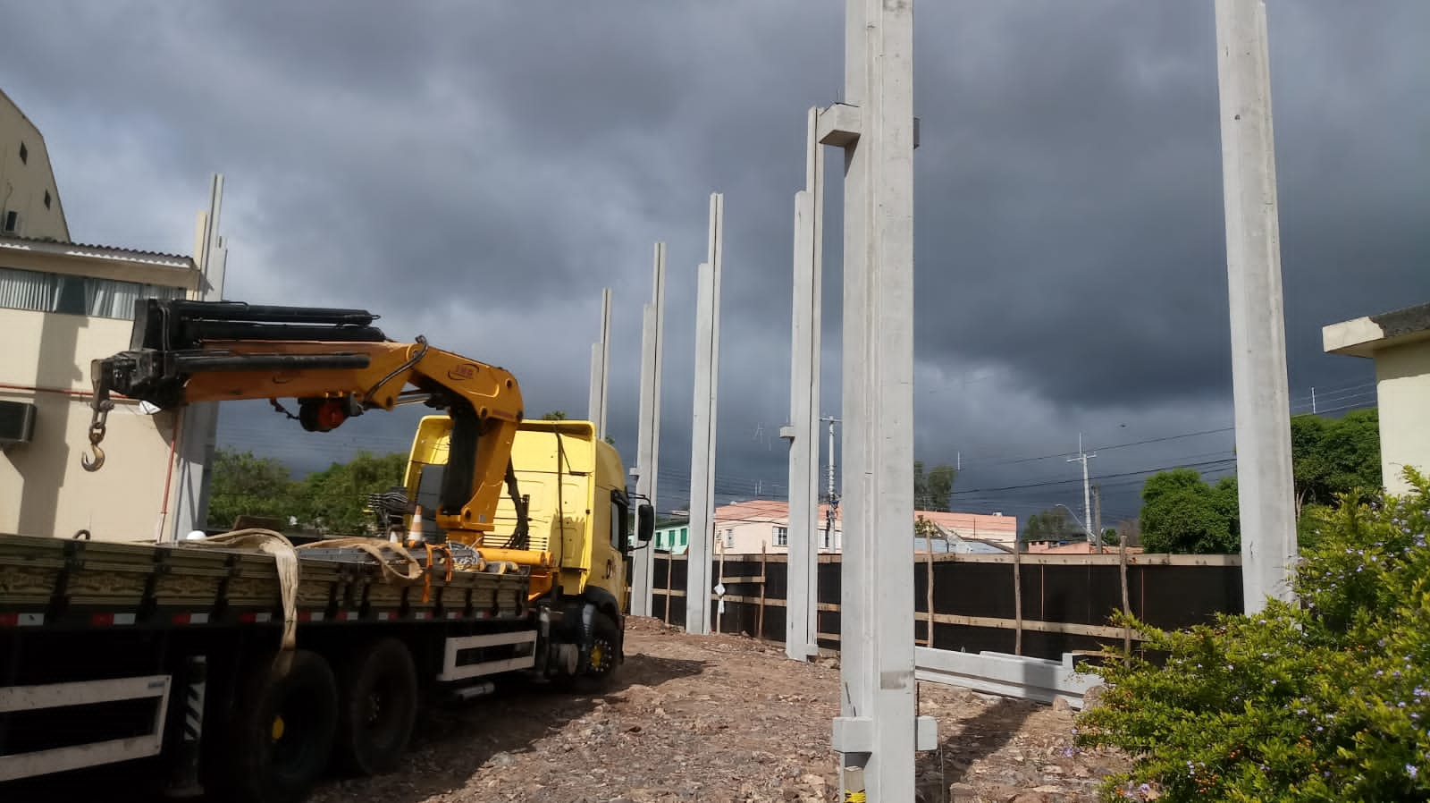 Obra na Santa Casa de Alegrete