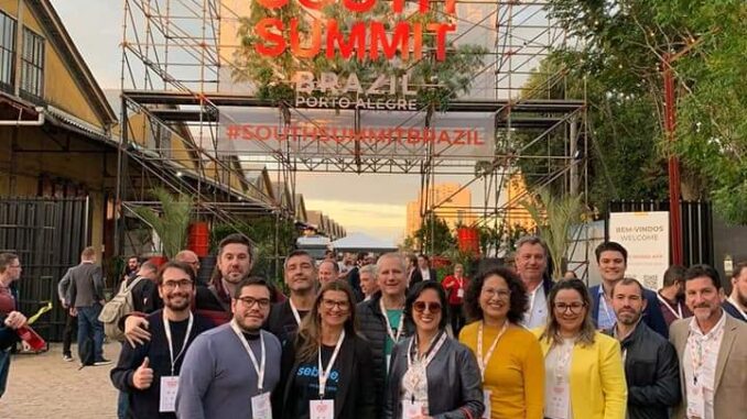 Comitiva de Alegrete no South Summit em Porto Alegre Comitiva de Alegrete no South Summit em Porto Alegre