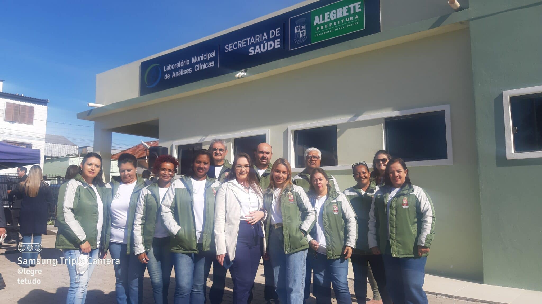 Equipe do Laboratório Municipal