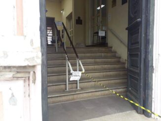 Entrada da Prefeitura na Praça Getúlio Vargas