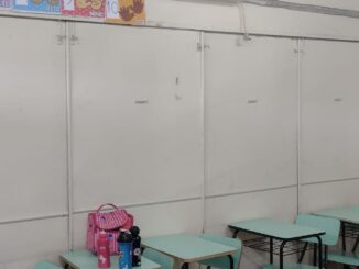 Ar condicionados inoperantes da Escola Salgado Filho