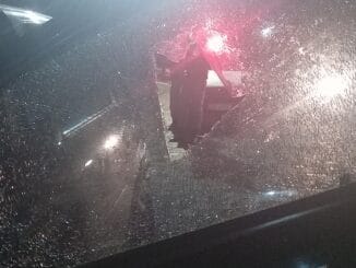 Idoso provoca acidente, trafega em zigue-zague e é abordado 48 km depois, pela BM, em Alegrete