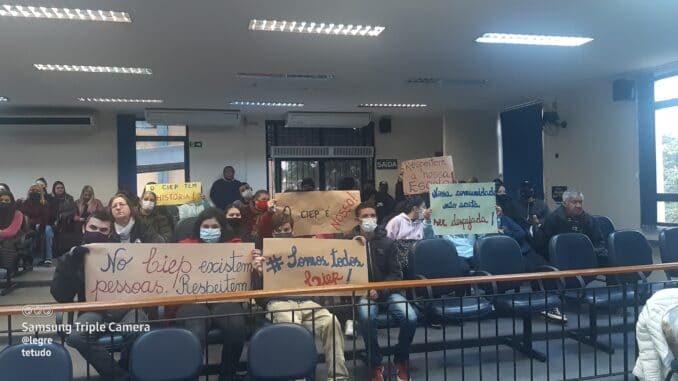 Alunos do CIEP na Câmara Alunos do CIEP na Câmara