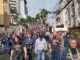Protesto contra privatização da Corsan em Porto Alegre