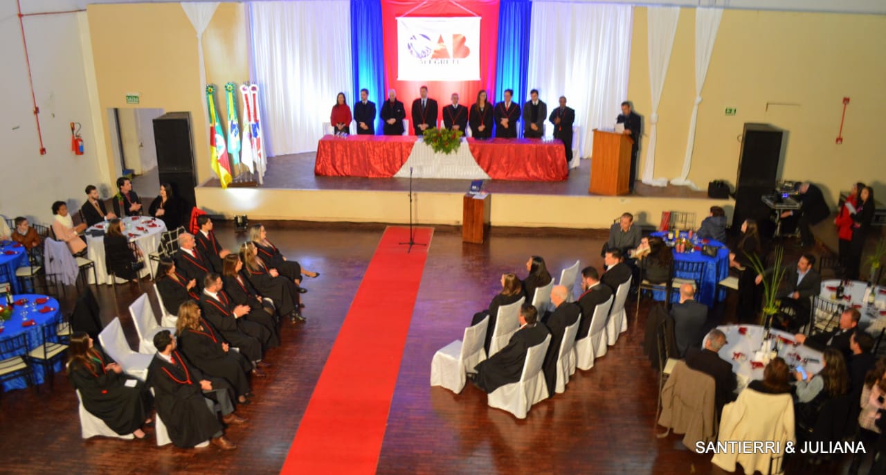 Posse da nova secção da OAB de Alegrete