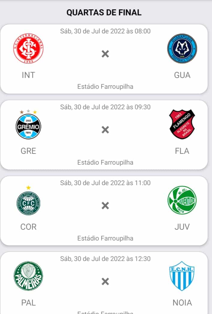 De forma on-line, Efipan define os grupos da competição em Alegrete