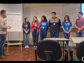 Equipe que venceu o Hackathon na Unipampa
