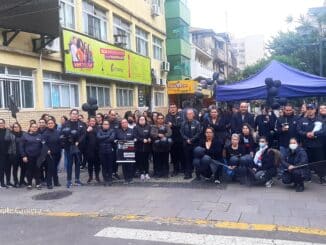 Paralisação dos técnicos de enfermagem em Alegrete
