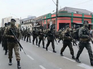 Desfile Militar em Alegrete