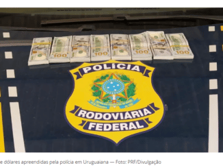 Polícia apreende 80 mil dólares escondidos em carro que seguia do Uruguai
