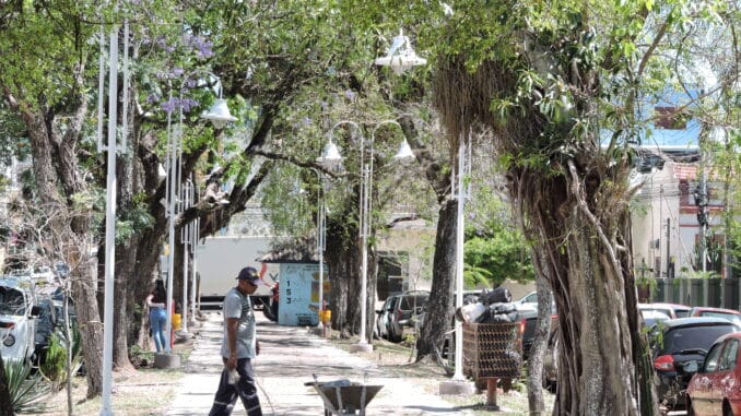 Novas luminárias na Avenida Freitas Valle Novas luminárias na Avenida Freitas Valle