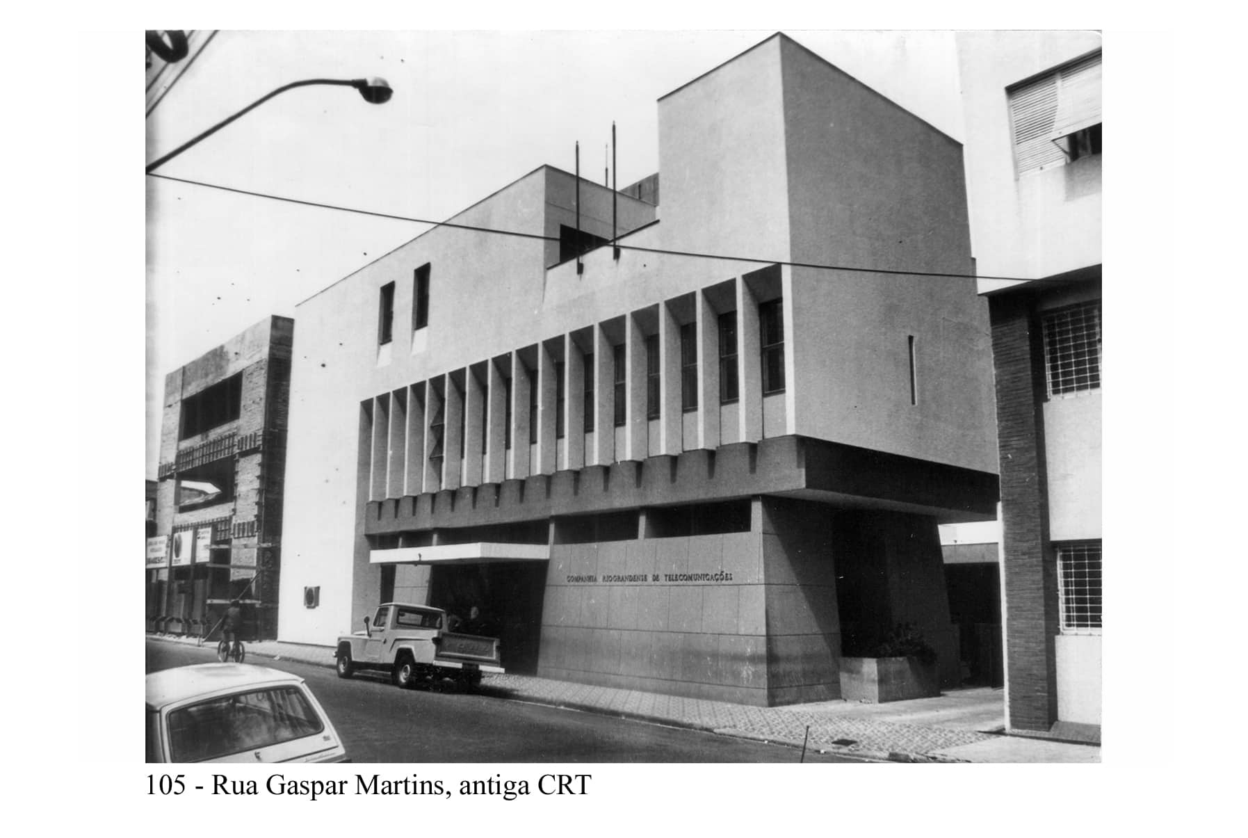 Rua Gaspar Martins, antes do calçadão