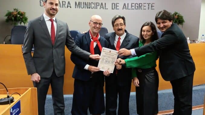 Sessão juiz Rafael vereadores , secretário Daniel Rosso e promotora Rochele