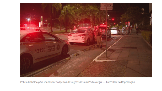 Pessoas em situação de rua são espancadas em Porto Alegre, diz polícia; uma delas foi baleada Pessoas em situação de rua são espancadas em Porto Alegre, diz polícia; uma delas foi baleada