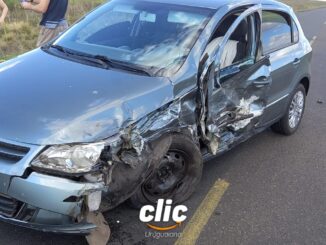 Alegretense sofre violento acidente na BR290
