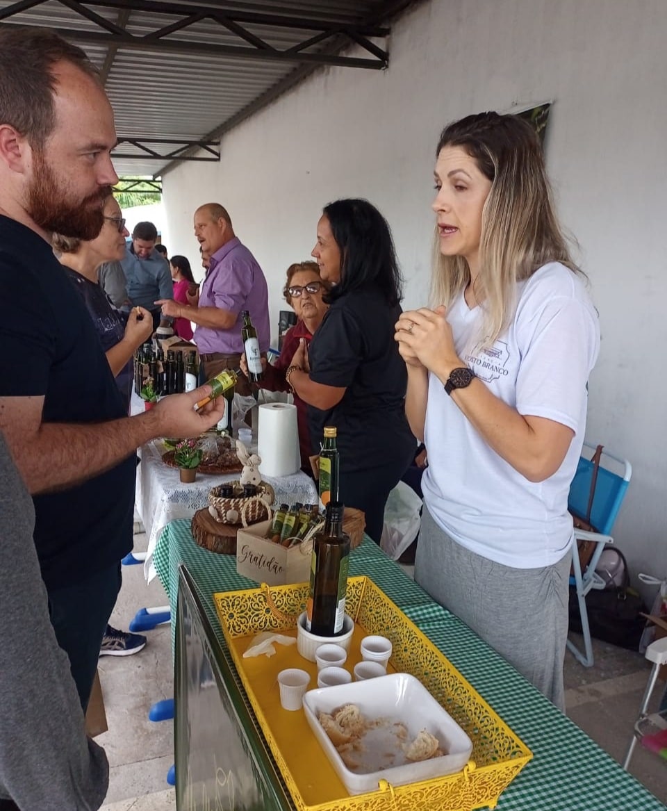 Azeite de oliva de Alegrete na Feira de Páscoa