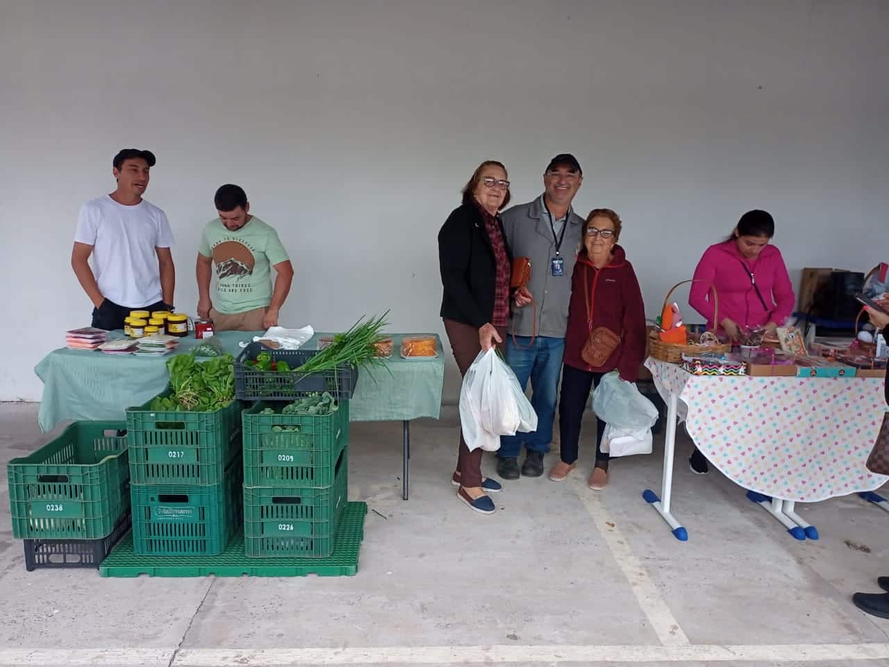 Feira de Páscoa no espaço do feirante