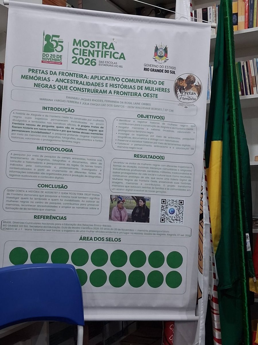 Escola Waldemar Borges lança projeto “Pretas da Fronteira” em Alegrete (foto 3)